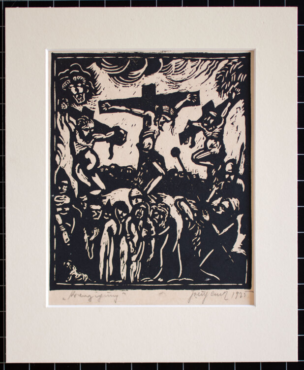 unbekannt - Kreuzigung - 1925 - Holzschnitt