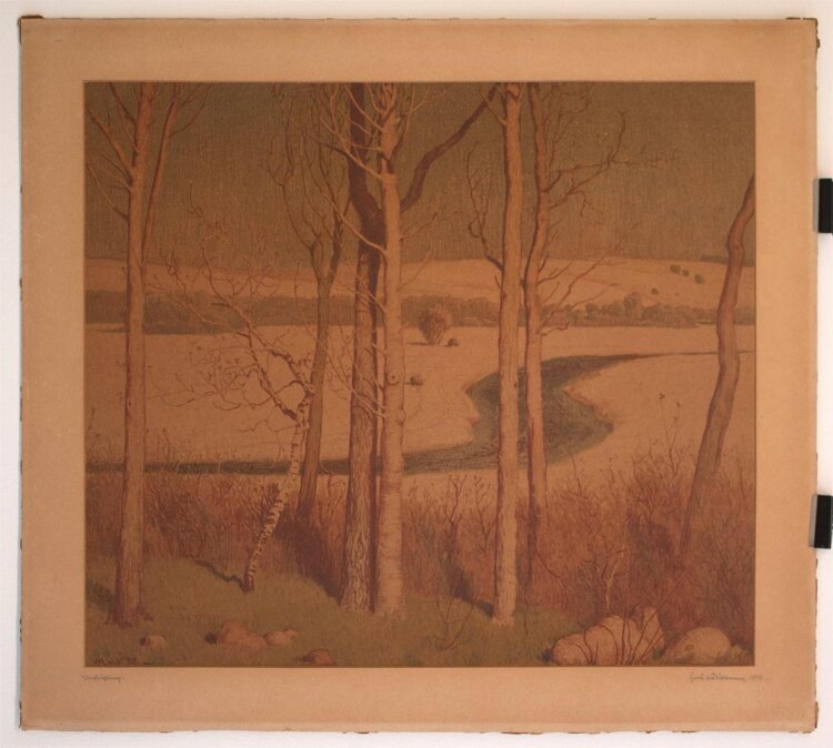 Richard von Volkmann - Vorfrühling - 1898 - Lithografie
