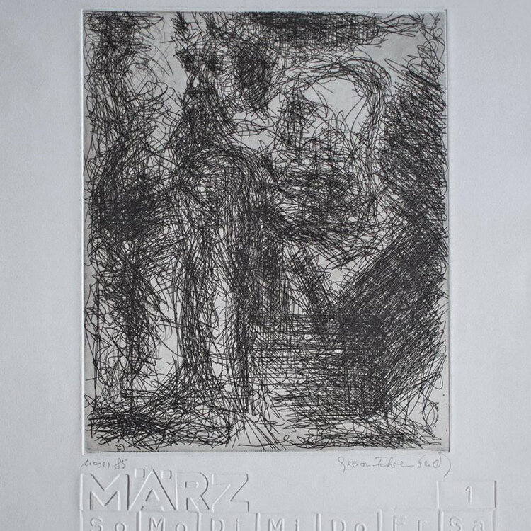 Gerson Fehrenbach - Kalenderblatt - 1985 - Ätzradierung