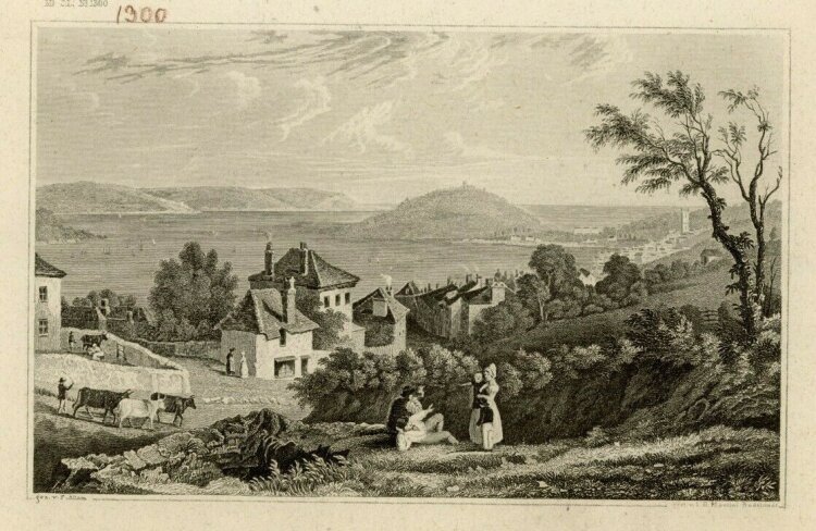 Johann Georg Martini - Falmouth Harbour. - o.J., Radierung