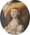 unbekannt - Weibliches Bildnis mit Federhut - um 1780 - Ölmalerei