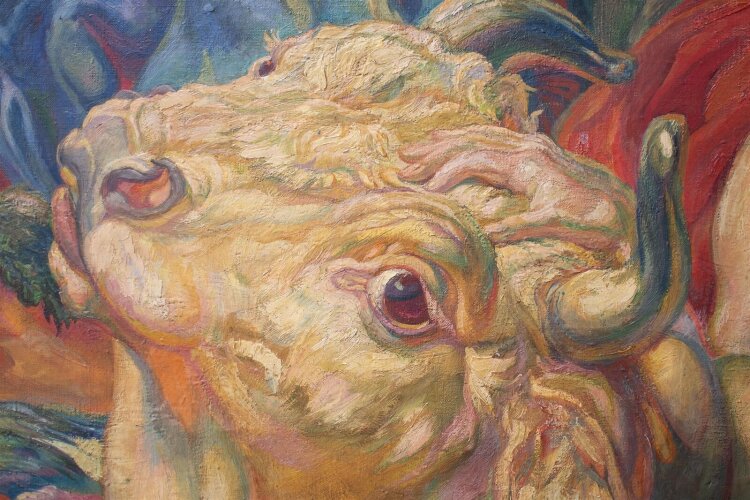 Arthur Michaelis - Europa und der Stier - 1922 - Ölmalerei