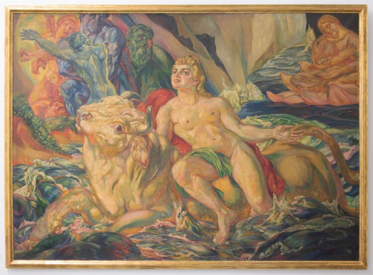Arthur Michaelis - Europa und der Stier - 1922 - Ölmalerei