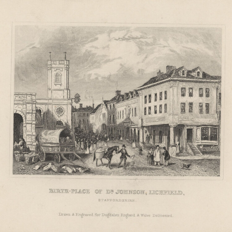 unbekannt - Birth-Place of Dr. Johnson. - o.J., Radierung