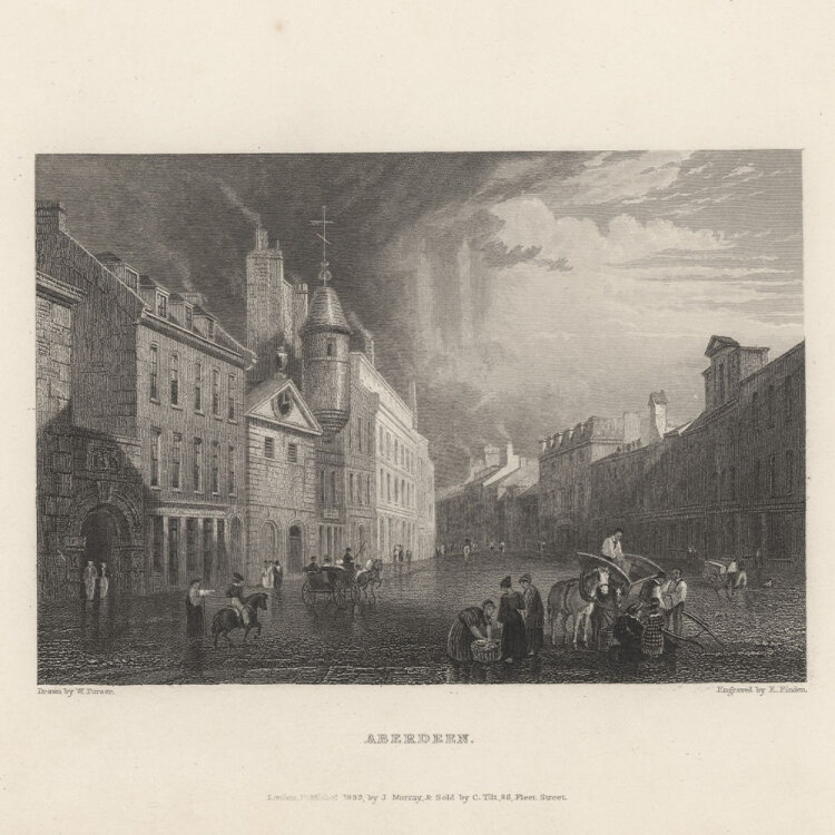 Edward Finden - Aberdeen. - 1833, Radierung