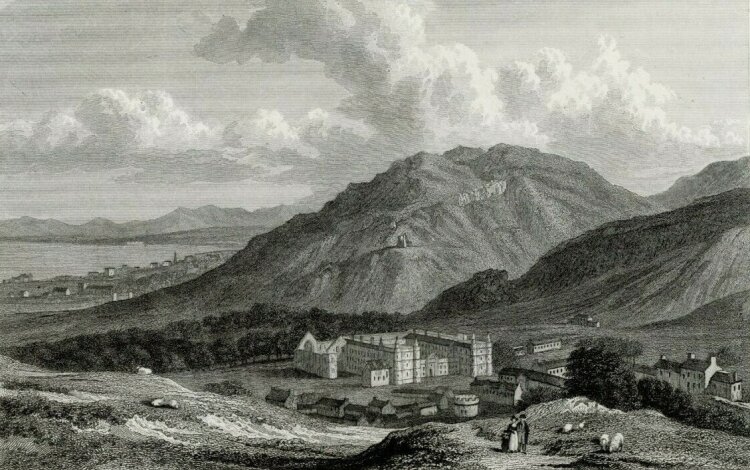 William Westall - Holyrood House, Edinburgh. - 1829, Radierung