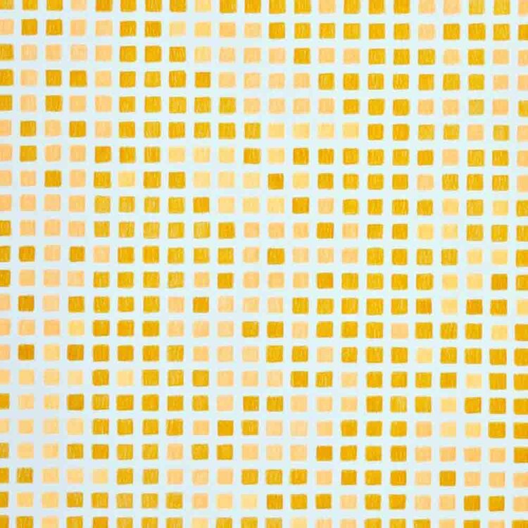 Sascha Langer - ohne Titel (Quadratkomposition) - 1997 - Ölkreidezeichnung