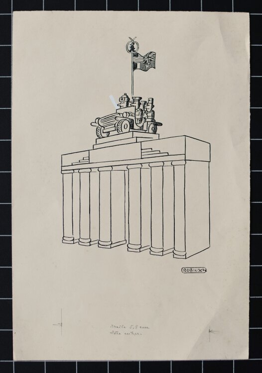 Werner Kruse (Robinson) - Brandenburger Tor - 1958 -...