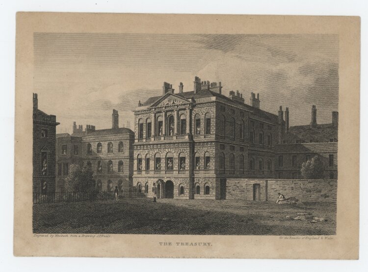 John Preston Neale - The Treasury. - o.J., Radierung