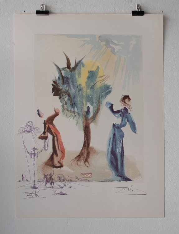 Salvador Dali - Die Göttliche Komödie: Baum der...