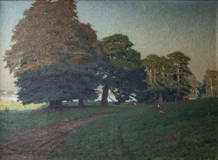 Hans Licht - Nachmittagsschatten - um 1900 - Leinwand