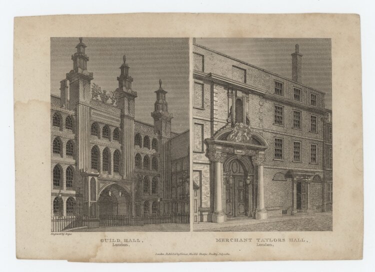 Angus - Guilt Hall/Merchant Taylors Hall. - o.J., Radierung
