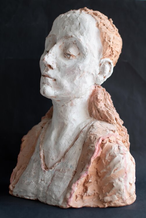 Andreas Wachter - Weibliches Bildnis - 2009 - Terrakottaskulptur