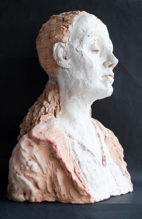 Andreas Wachter - Weibliches Bildnis - 2009 - Terrakottaskulptur