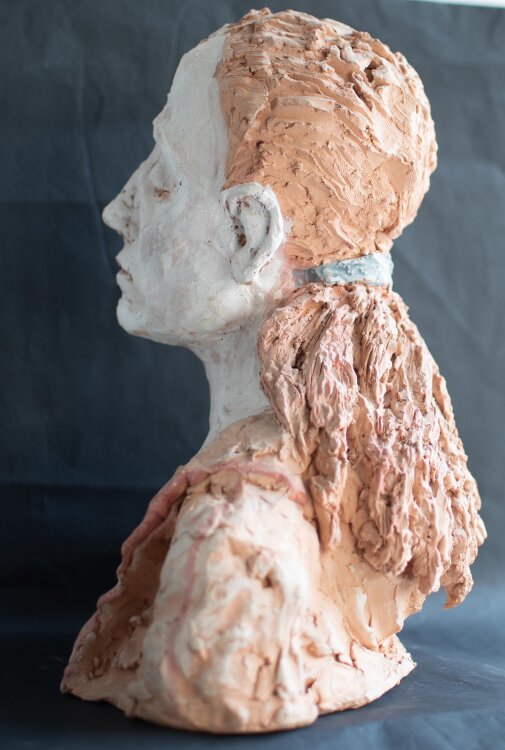 Andreas Wachter - Weibliches Bildnis - 2009 - Terrakottaskulptur