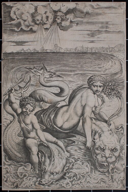 Giovanni Marco Paluzzi nach Raffael - Amor und Venus von...