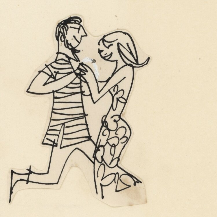 wohl GYA - Tanzende Paare - ca. 1958 - Tinte
