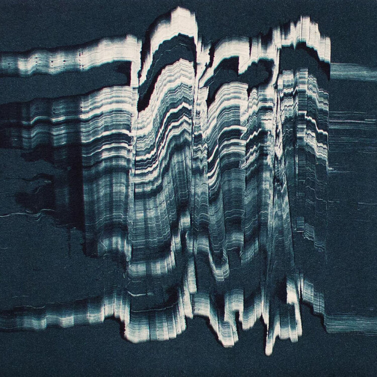 Madeleine Heublein - Frequenzen - 2016 - Monotypie