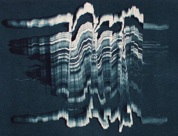 Madeleine Heublein - Frequenzen - 2016 - Monotypie