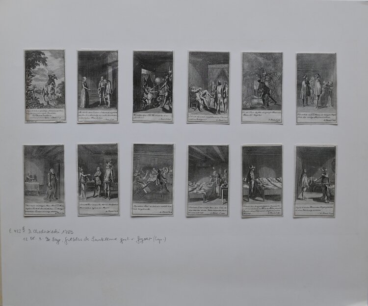 Daniel Nikolaus Chodowiecki - 12 Blätter zu Gil Blas von Santilana" - 1783 - Kupferstich"