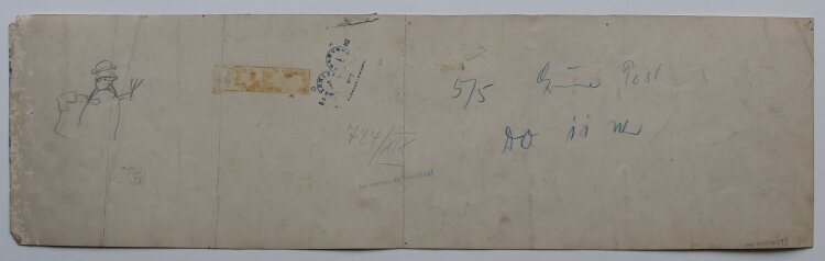 Max Otto - Stups und der Schneemann - 1936 - Tusche und Tinte