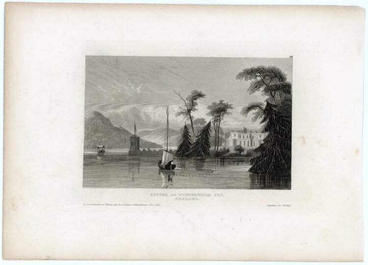 unbekannt - Stores, am Windermere See, England. - o.J.,...
