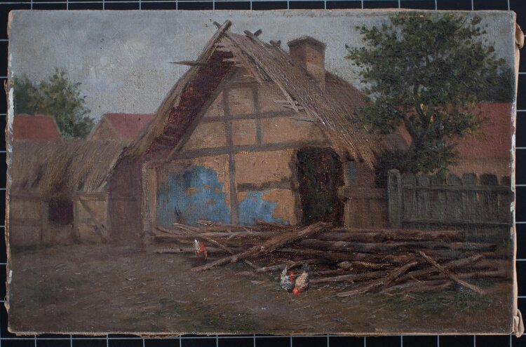 unbekannt - Bauernhof mit Fachwerkscheune - 2....