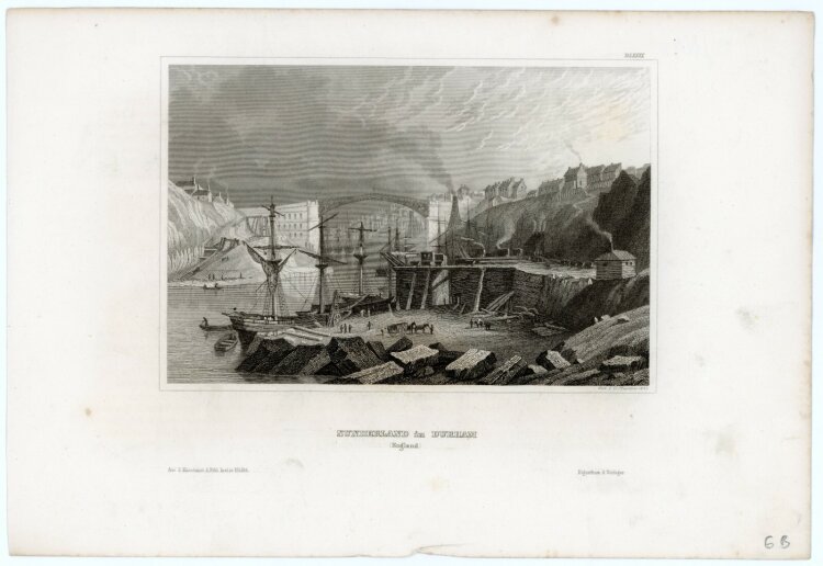 Johann Georg Martini - Sunderland in Durham. - 1847,...