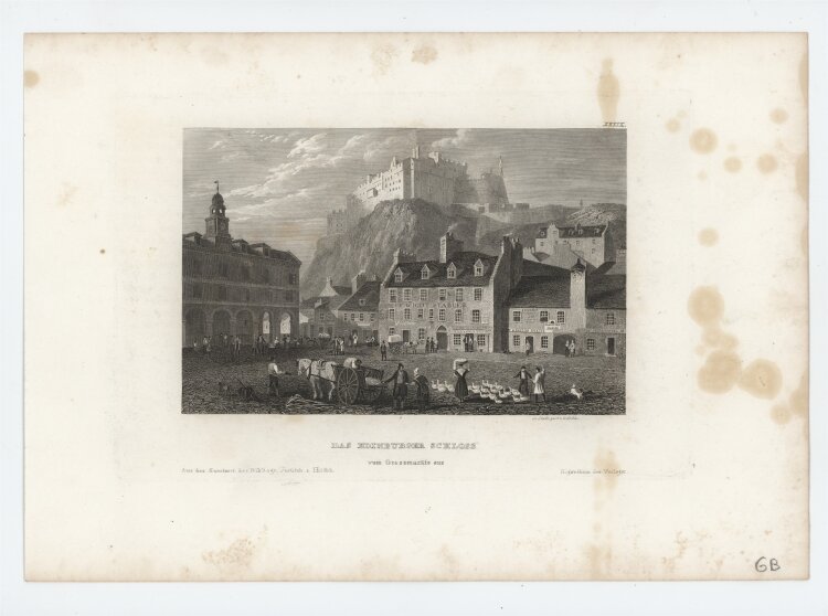 Georg Döbler - Das Edinburger Schloss. - o.J.,...