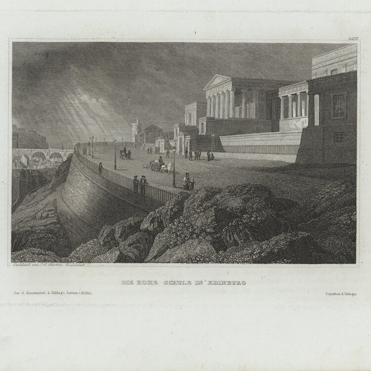 Johann Georg Martini - Die hohe Schule in Edinburg. -...