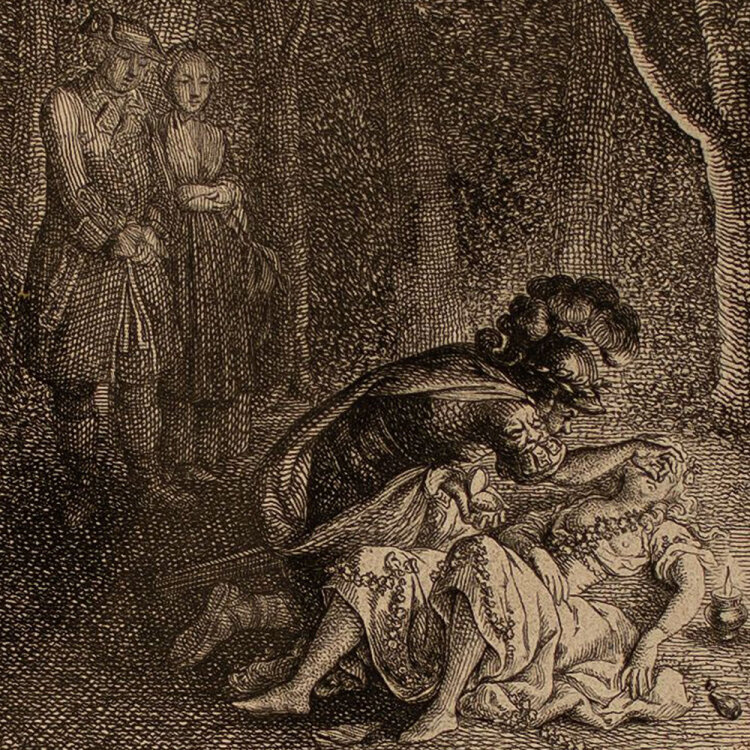 Daniel Nikolaus Chodowiecki - Die verunglückte Wasserfahrt - 1779 - Kupferstich