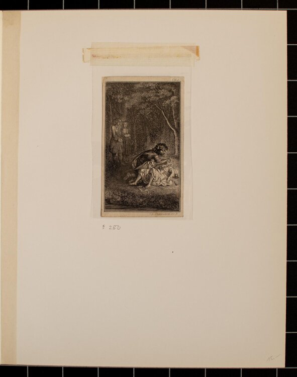 Daniel Nikolaus Chodowiecki - Die verunglückte Wasserfahrt - 1779 - Kupferstich