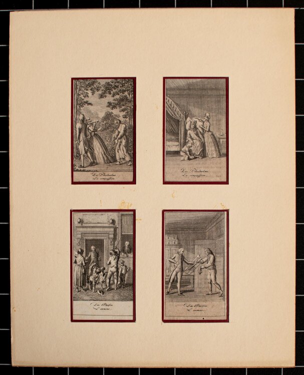 Daniel Nikolaus Chodowiecki - Aufrichtigkeit und Heuchelei - 1793 - Kupferstich