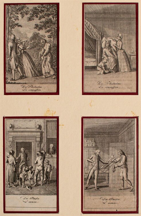 Daniel Nikolaus Chodowiecki - Aufrichtigkeit und Heuchelei - 1793 - Kupferstich