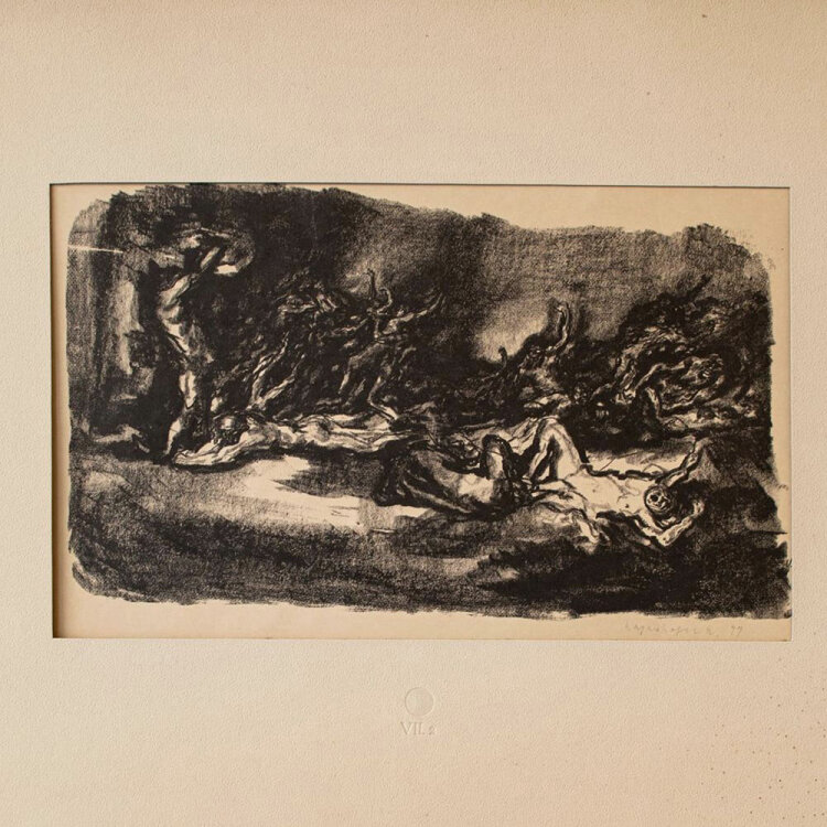 Max Mayrshofer - Inferno - 1911 - Lithografie