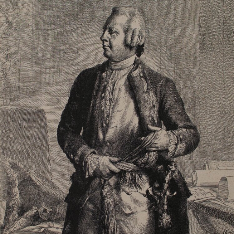 Adolph von Menzel - Winterfeldt - 1851 - Holzstich