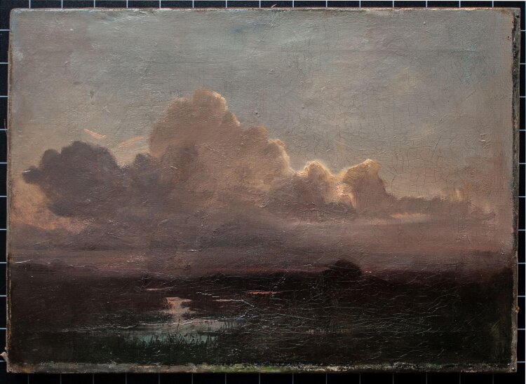 Othmar Brioschi - Sumpfgebiete bei Rom - 1893 - Ölmalerei