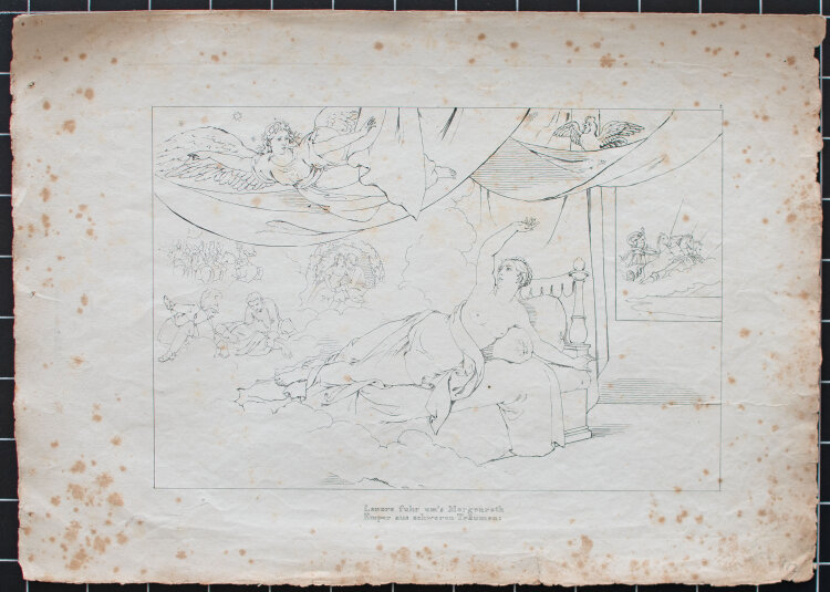 Johann Christian Ruhl - Lenore (Gottfried August Bürger) - 1827 - Umrissradierung