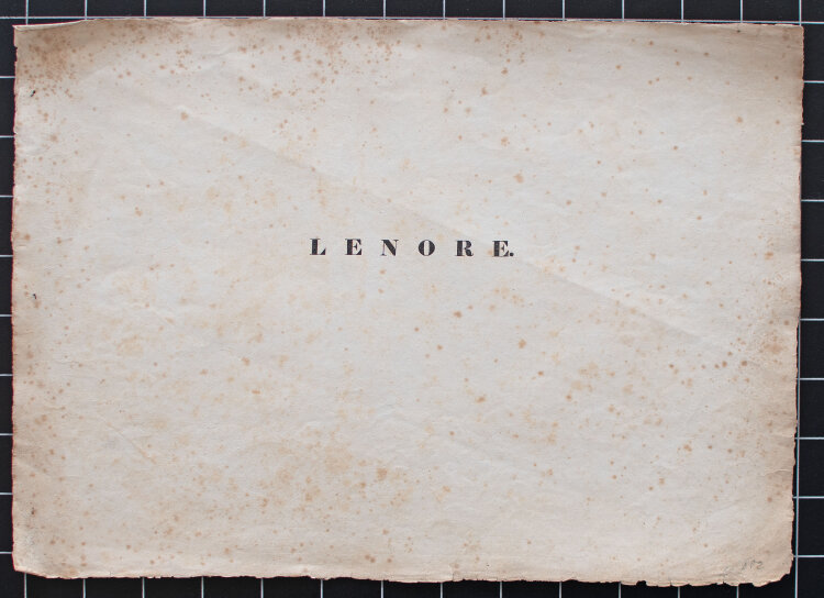 Johann Christian Ruhl - Lenore (Gottfried August Bürger) - 1827 - Umrissradierung