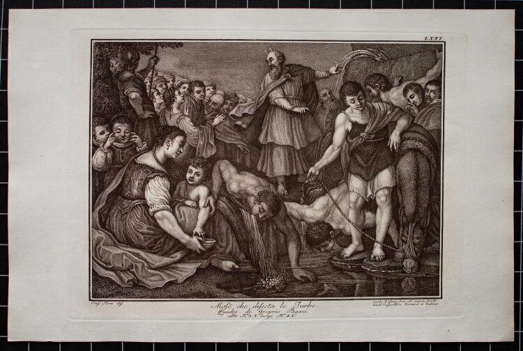 Carlo Lasinio nach Giuseppe Pera - Mosè che...