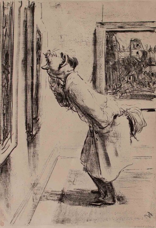 Andreas Paul Weber - Kennerschaft - undatiert - Lithografie