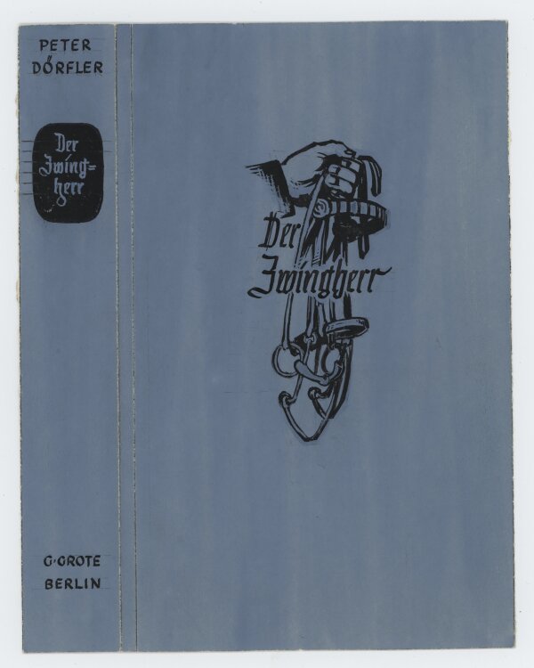 Heinrich Ilgenfritz - Entwurf Buchcover Der...