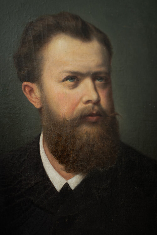 Theodor Schüz - Bildnis Robert Otto - 1897 - Öl