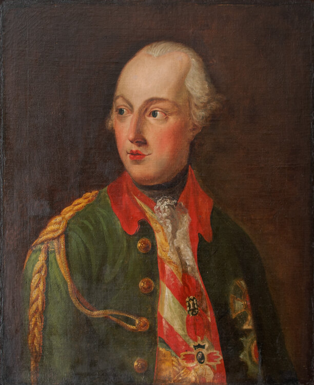 Umkreis Pompeo Batoni - Brustbild Kaiser Joseph II - um 1770 - Öl