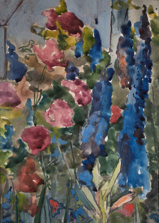 Gerhard Schulte-Dahling - Bauerngarten - 1931 - Aquarell