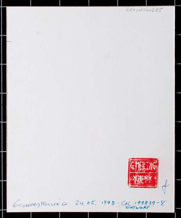 Gerhard Meiling - COL 99839-V - 1998 - Acryl auf Papier, Collage