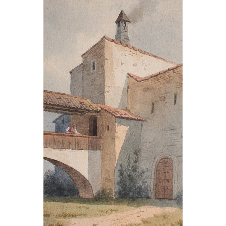 Unbekannt - Meran - undatiert - Aquarell