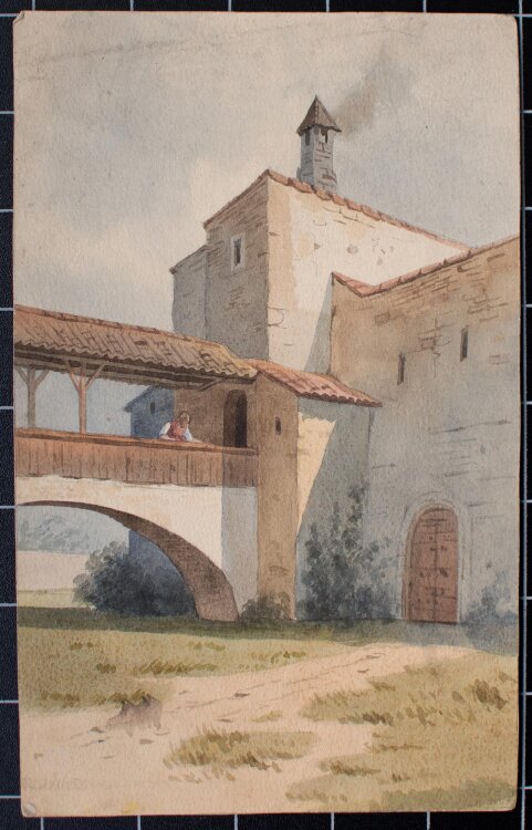 Unbekannt - Meran - undatiert - Aquarell