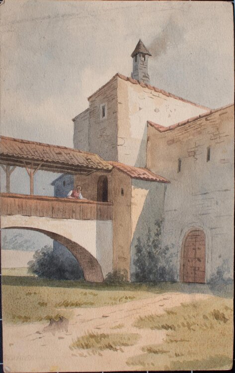 Unbekannt - Meran - undatiert - Aquarell