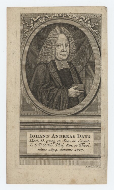 Andreas Reinhardt - Porträt Johann Andreas Danz -...